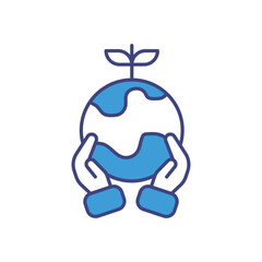 Permaculture Design icon vector stock illustration