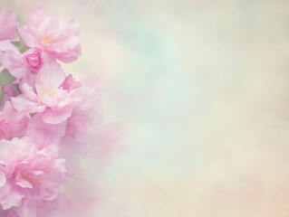pink flowers background