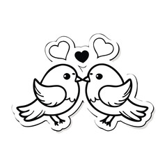 valentine day vector, clip art, cut out, doodle,