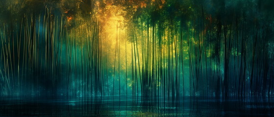 Forest spirits of an ancient legend hide in dense _010
