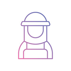 Beekeeping icon vector stock illustration