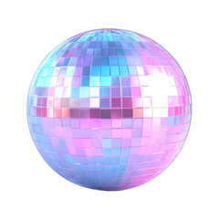3d holographic iridescent disco ball