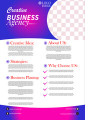 Modern Flyer templeate, cover modern layout, annual report, poster, flyer in A4