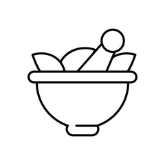 Herbal Apothecary icon vector stock illustration
