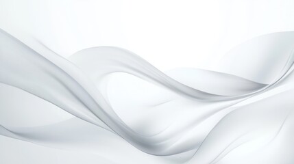 Grey flowing waves abstract background design