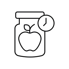 Food Preservation icon vector stock illustration