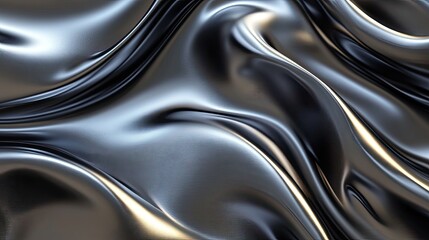 Brushed steel-inspired abstract background with deep black and soft silver hues. Noise texture adds depth.