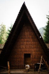 old wooden house