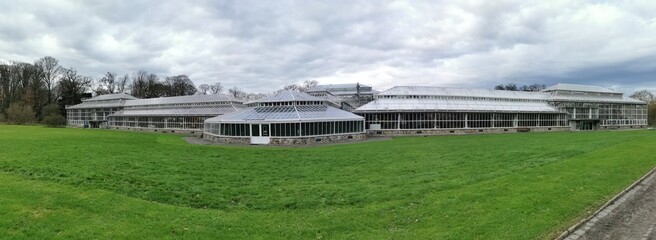 greenhouse in the botanical garden, Meise, Belgium