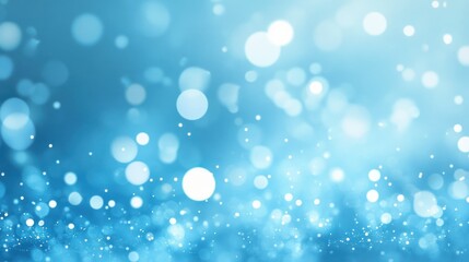 Obraz premium Blue bokeh lights sparkle, background, website, design