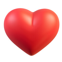 3d red heart