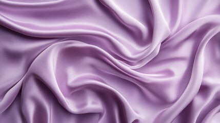Obraz premium Light lavender satin with delicate curves and shimmering highlights. Luxury abstract design.