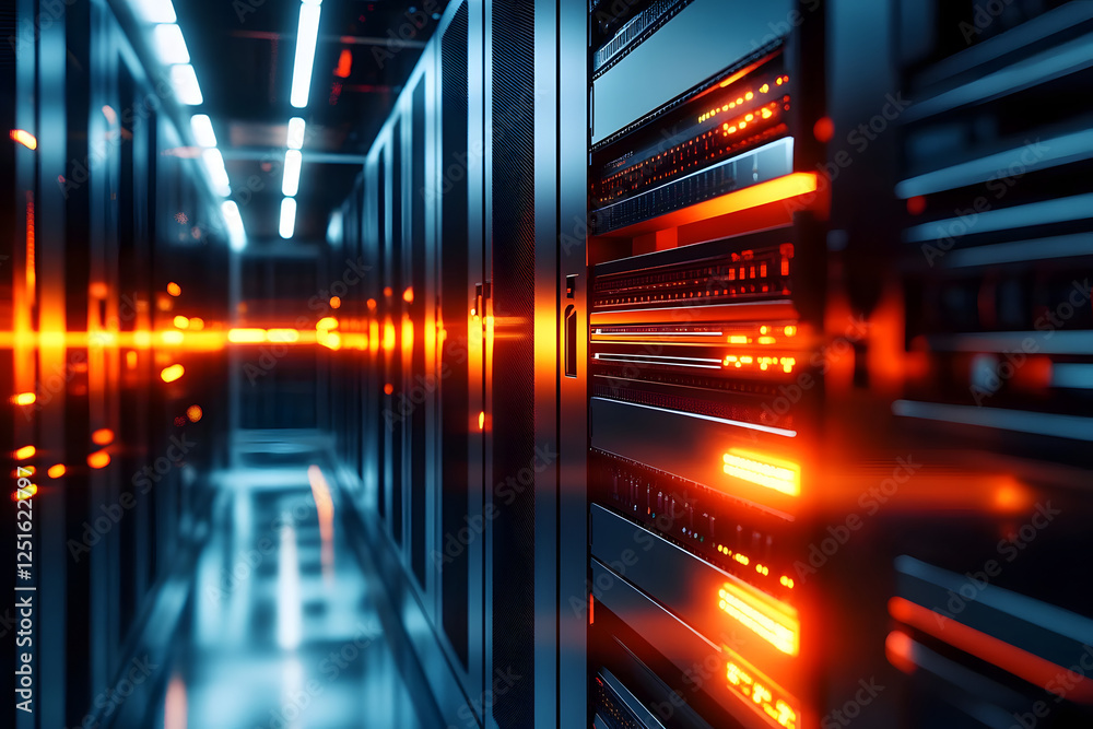 Poster optimizing data center efficiency advanced server management techniques in modern it infrastructure