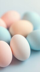 Easter egg & paschal themed social media template to enhance your business presence! Perfect for holiday promotions & festive content. This 9:16 vertical format features elegant symbols, soft glowing 