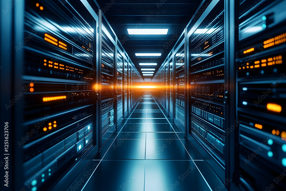 Poster optimizing data center efficiency advanced server management techniques in modern it infrastructure