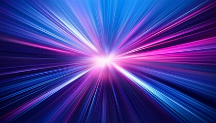 Obraz premium zoom blue pink light zoom effect background