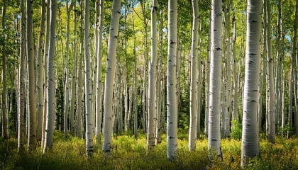 aspen grove close up