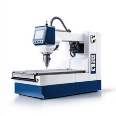 Fototapeta premium Modern Computer Numerical Control Machine for Precision Manufacturing and Industrial Applications
