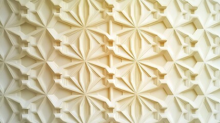 Obraz premium Intricate floral pattern with geometric accents creating a textured visual delight