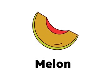  illustration of a melon