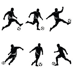 Soccer silhouette bundle set 2025