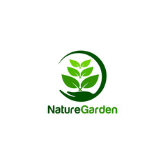 Nature Garden Logo Minimalist