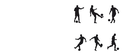 Soccer silhouette bundle set 2025