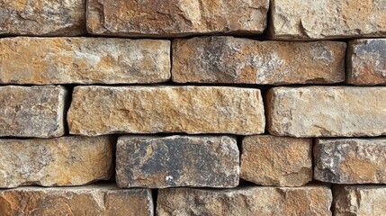 Obraz premium Building material installation urban construction site stone wall industrial environment close-up view textured design