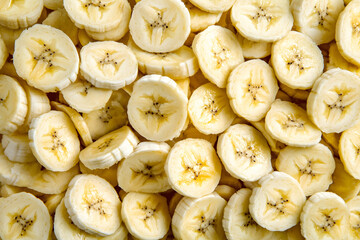 A texture pack with a bunch of cut up banana slices