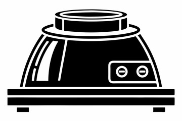 centrifuge line art silhouette vector illustration