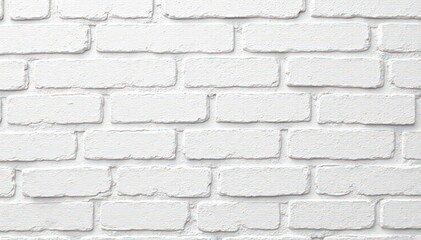 Obraz premium Pristine white brickwork, ideal backdrop for product photography , high quality, minimal