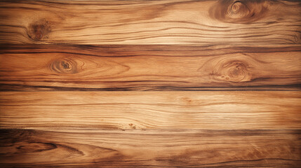 Obraz premium Natural wood plank texture with prominent knots and warm tones, perfect for backgrounds, flooring, and rustic interior design