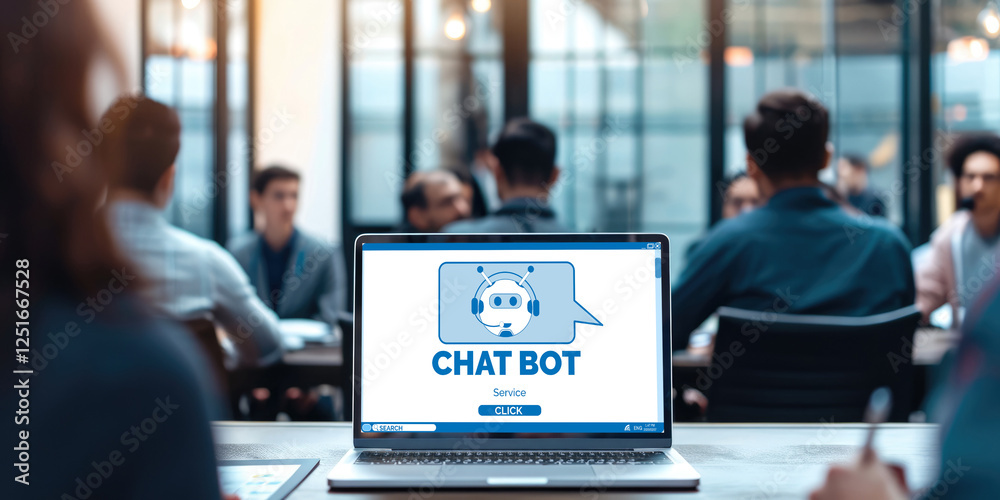 Poster chatbot software application for brisk online business that automatically reply to customer question