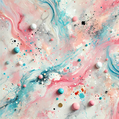 Celestial Candy: A Dreamy Confection of Color and Texture