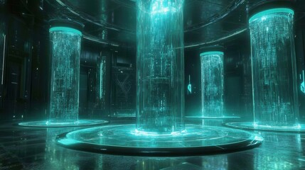 Quantum System Glowing with Intricate Holographic Glow