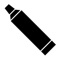 contraceptive gel glyph icon