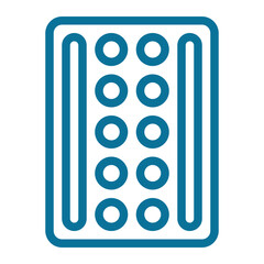 anti-pregnancy pills color icon