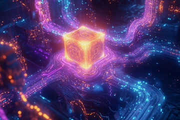 Virtual information flows. Digital information, artificial intelligence from the inside