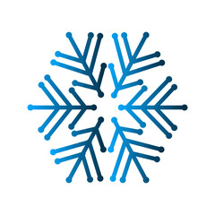 Snow icon design template