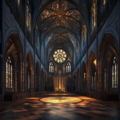 Obraz premium Grand Cathedral Interior
