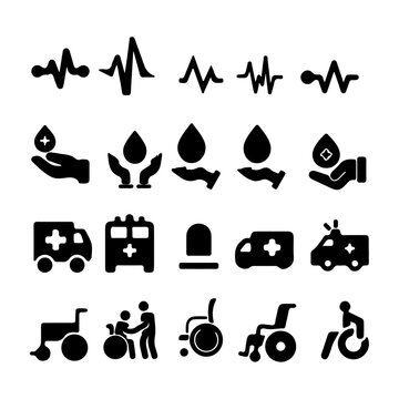 Healthcare Icons - Line Series-Medical Icon Set
Hospital outline icon set. Collection of vaccination, doctor, x-ray and more. Vector illustration. Editable
