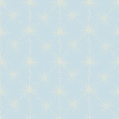 Biological Seamless Pattern Design Showcasing Neural Connections on a Pastel Blue Background