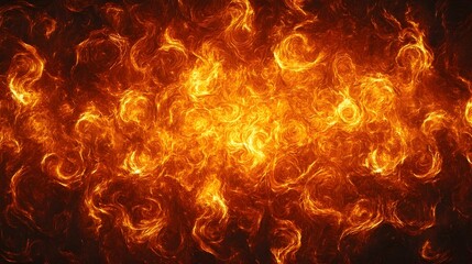 Intense Fiery Abstract Backdrop with Scorching Flames and Blazing Energy
