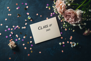 Elegant Graduation Announcement Card