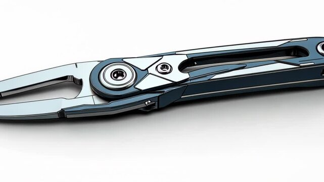 Sleek multi-tool pliers on a clean white background showcasing versatility