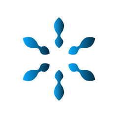 Snow icon design template