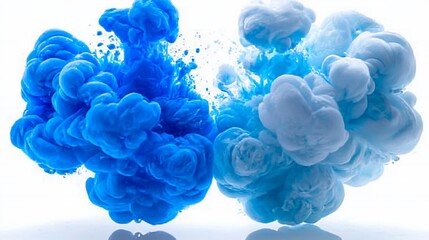 Abstract ink drops,  color mixing,  vivid hues,  studio shot, for digital art design