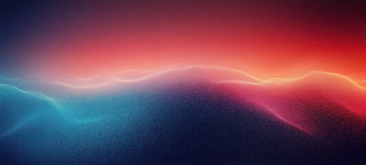 Vibrant Abstract Gradient Design Teal Deep Red Smooth Blend Ambient Light Minimalistic Composition