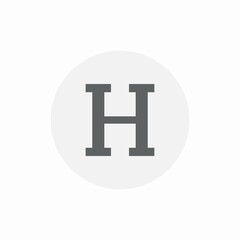 Fototapeta premium text header icon sign vector