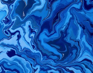 Obraz premium Stunning Blue Marble Texture Abstract Art Background